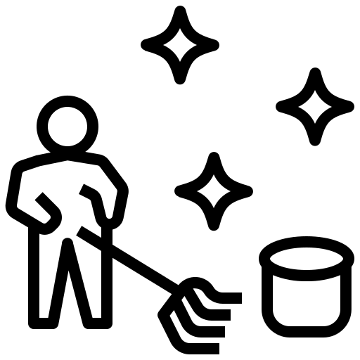 Just in Case – Gebäudereinigung – Symbol